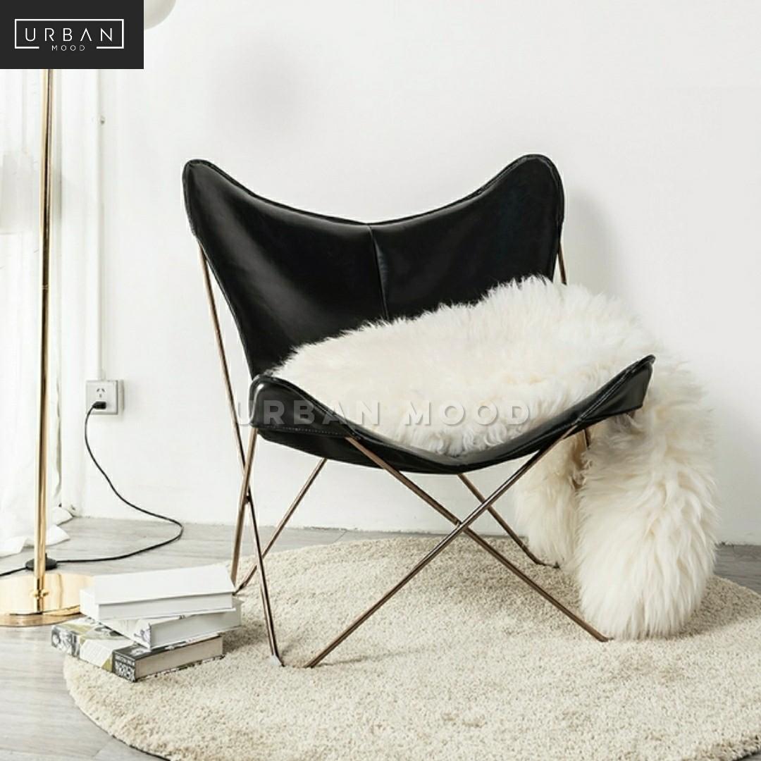 LYCAN Modern Butterfly Lounge Chair