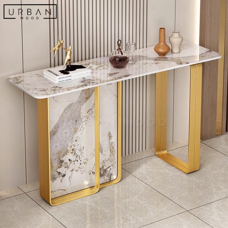 LASSY Modern Sintered Stone Console Table
