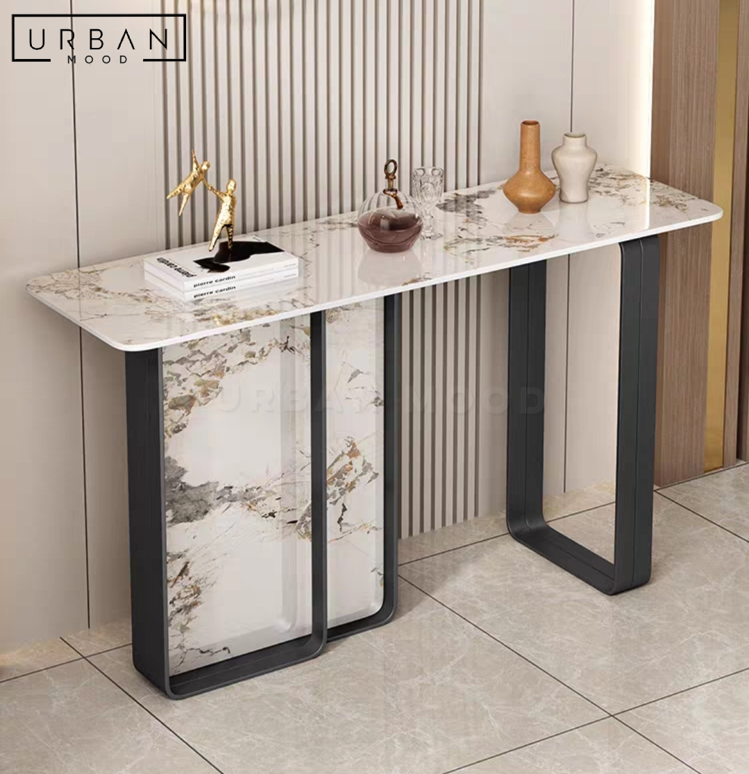 LASSY Modern Sintered Stone Console Table