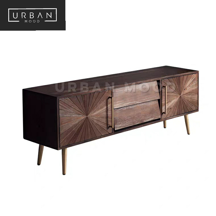 (Clearance) BRODY Rustic Solid Wood TV Console