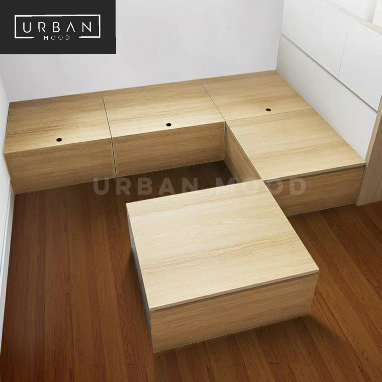 KUBIK Storage Platform Ottoman
