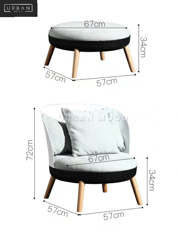 JAVION Macaron Armchair