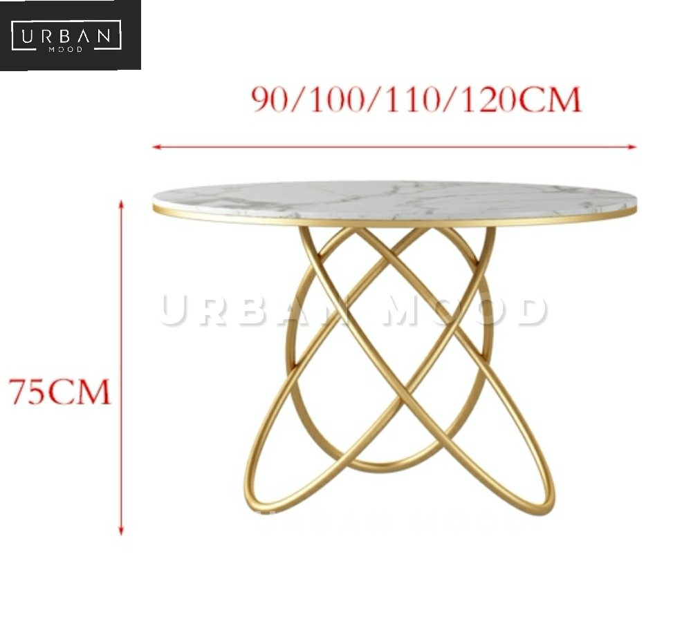 (Ready To Ship) PLEDGE Contemporary Marble Dining Table