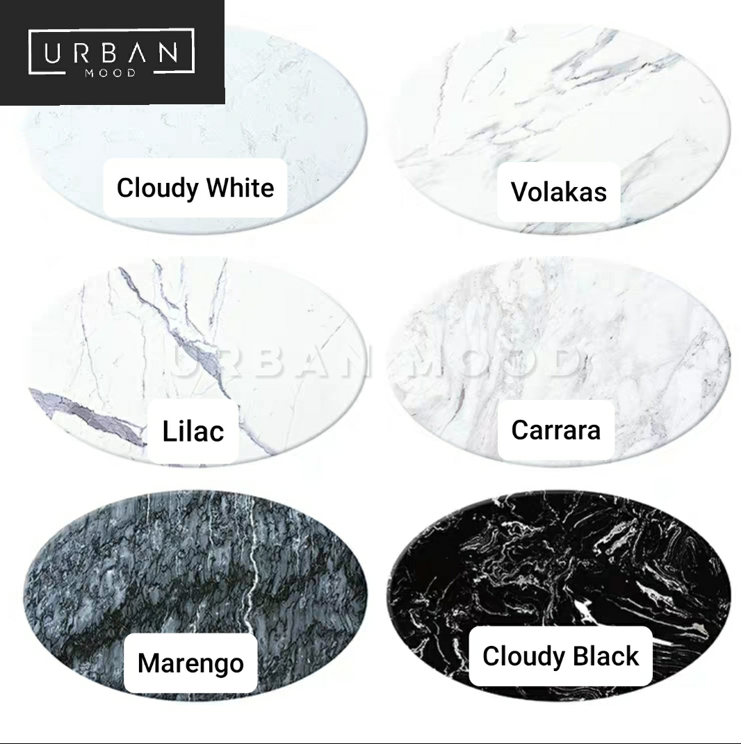 CLOVIS Minimalist Marble TV Console