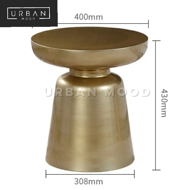 GROVE Contemporary Hourglass Side Table
