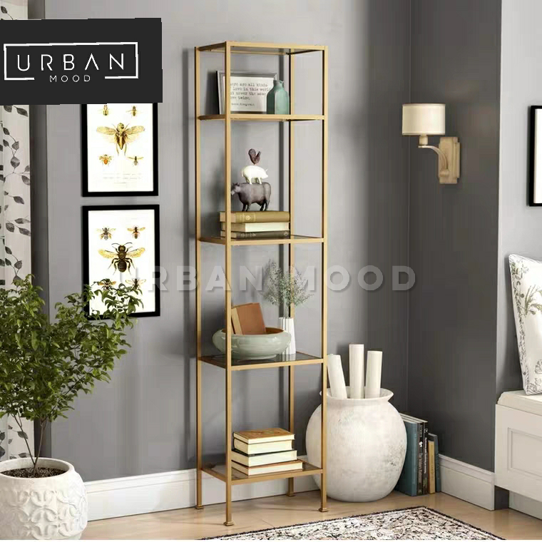 RISE Minimalist Glass Display Shelf