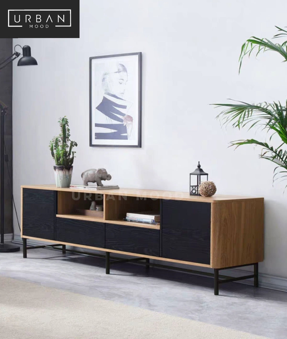 CASHMAN Modern Industrial TV Console