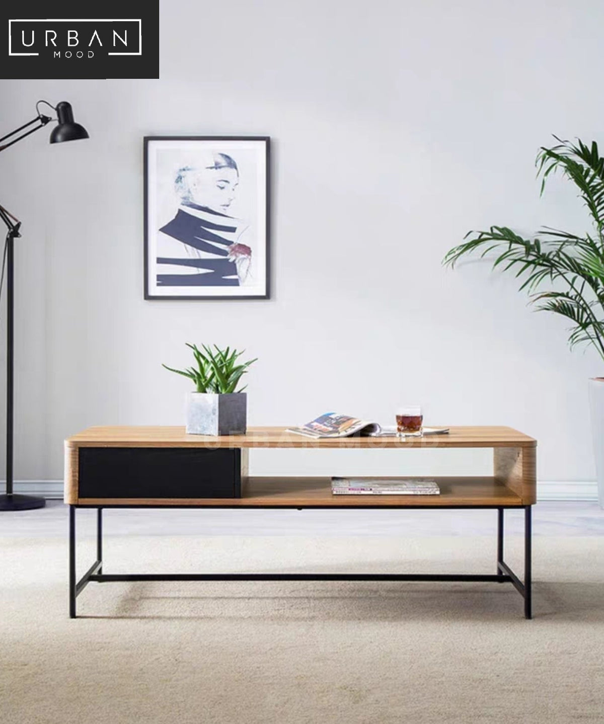 CASHMAN Modern Industrial TV Console