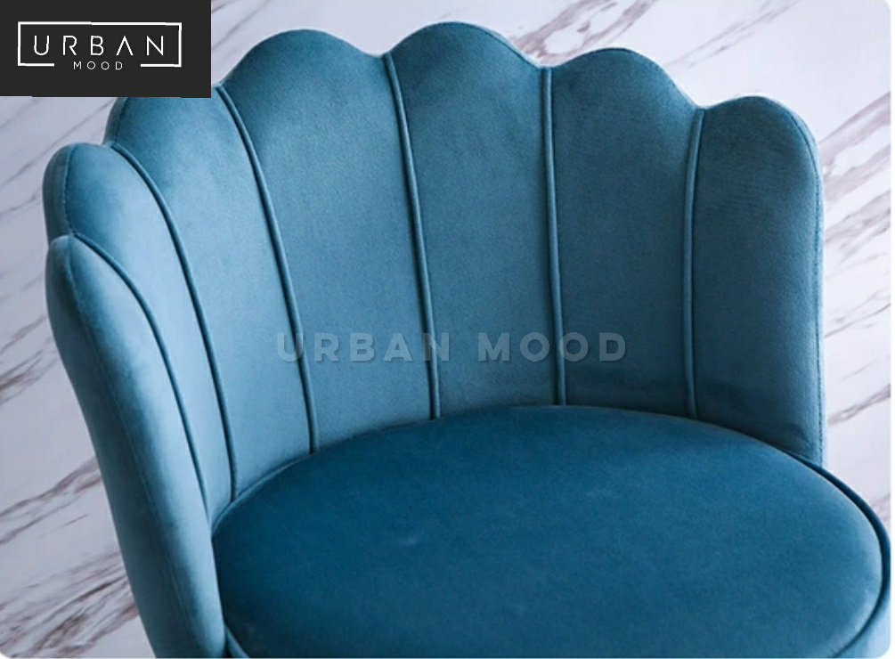PETAL Modern Velvet Bar Chair