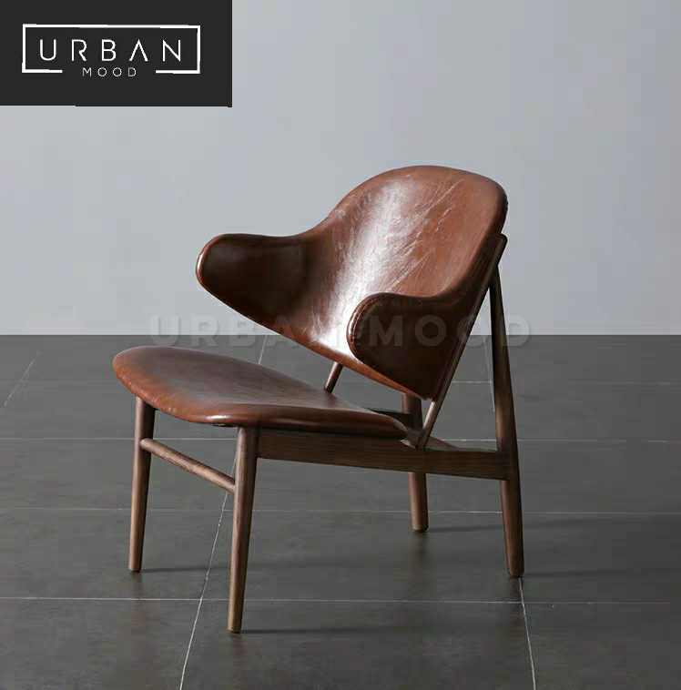 GALLEY Industrial Faux Leather Armchair