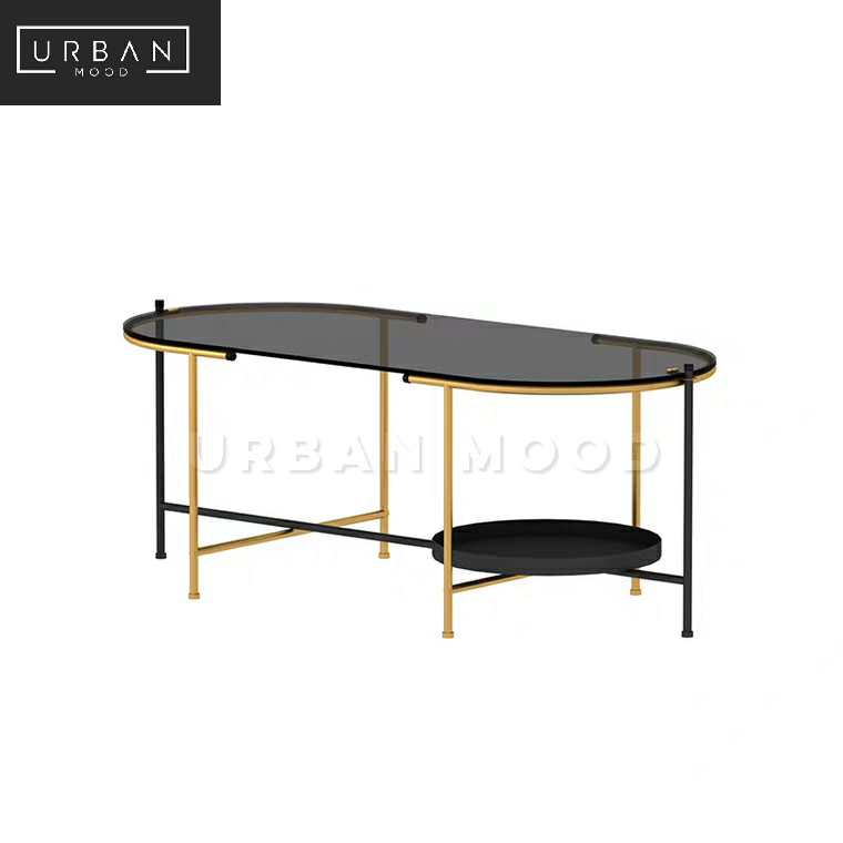 SAINTE Modern Glass Coffee Table