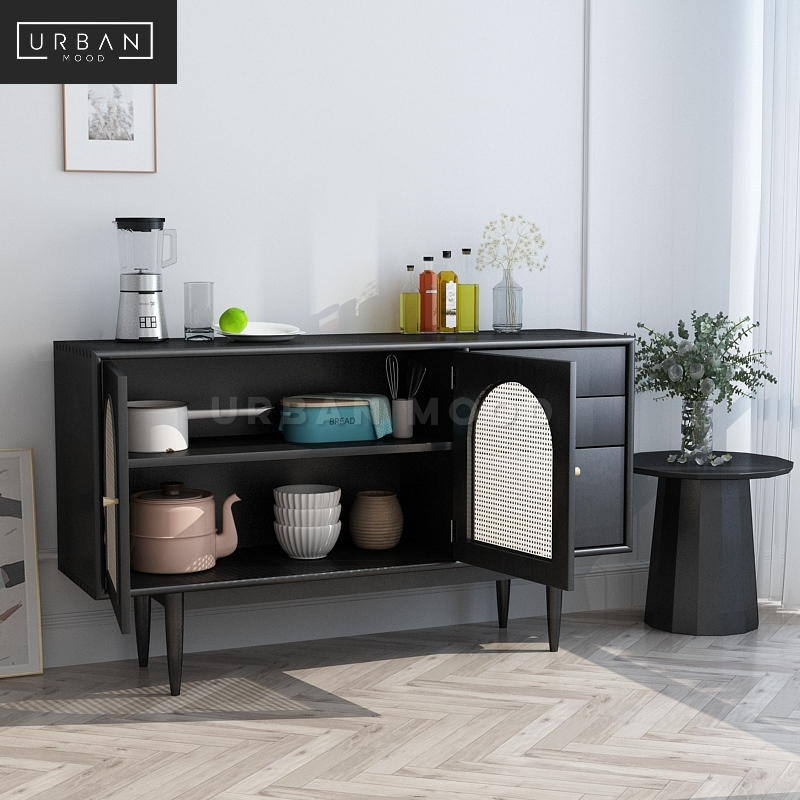 MAGNUS Retro Rattan Sideboard