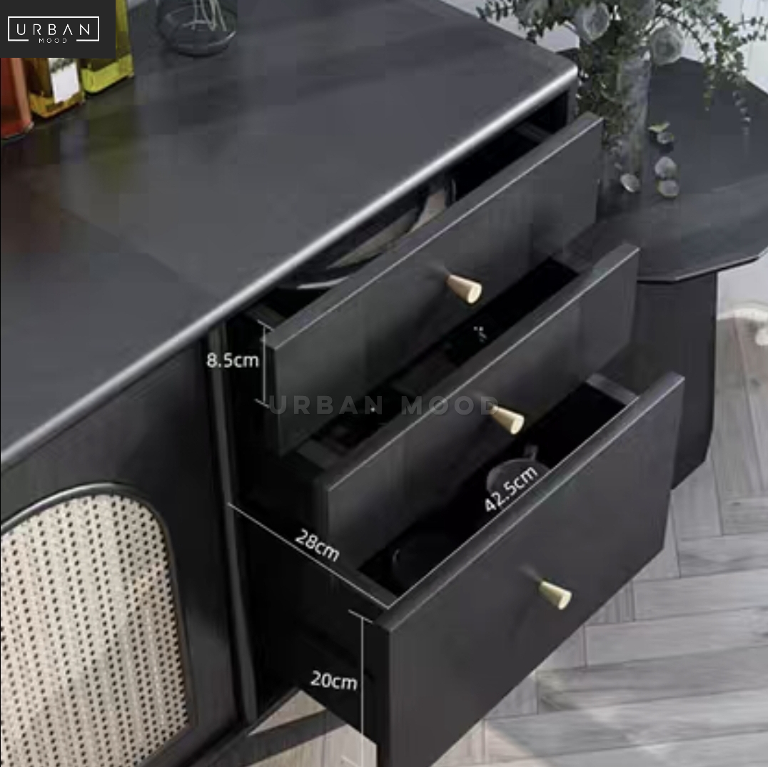 MAGNUS Retro Rattan Sideboard