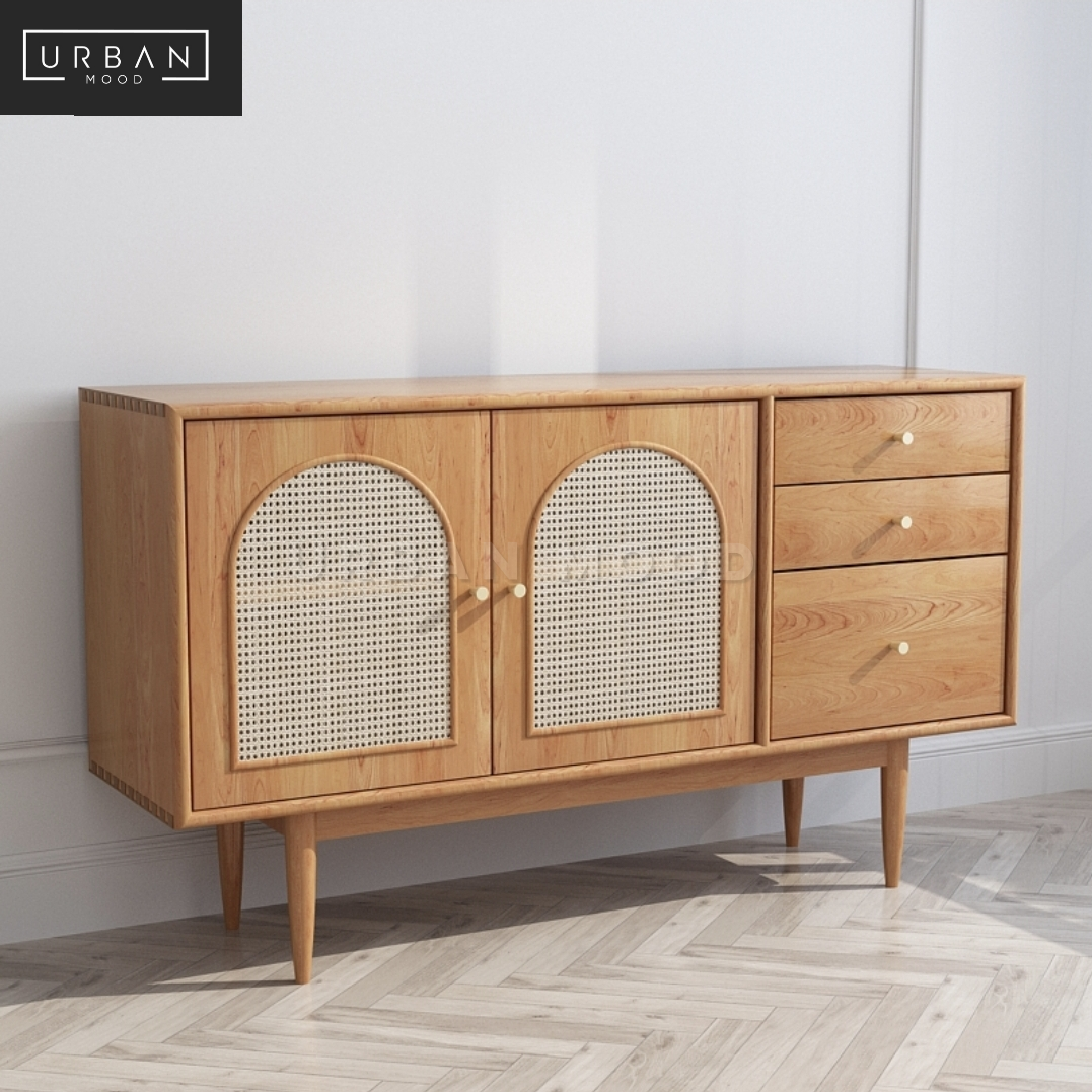 MAGNUS Retro Rattan Sideboard