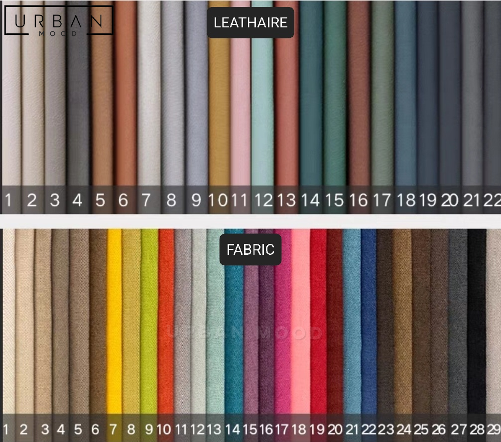 BERLIN Modern Fabric Sofa with Stilt Legs