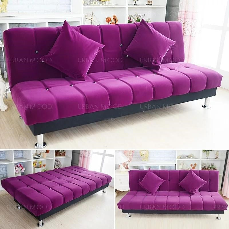 MADISON Victorian Velvet Sofa Bed