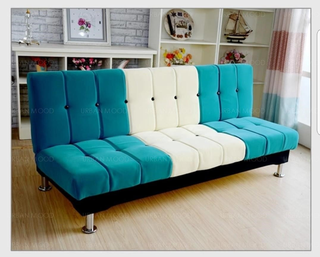 MADISON Victorian Velvet Sofa Bed