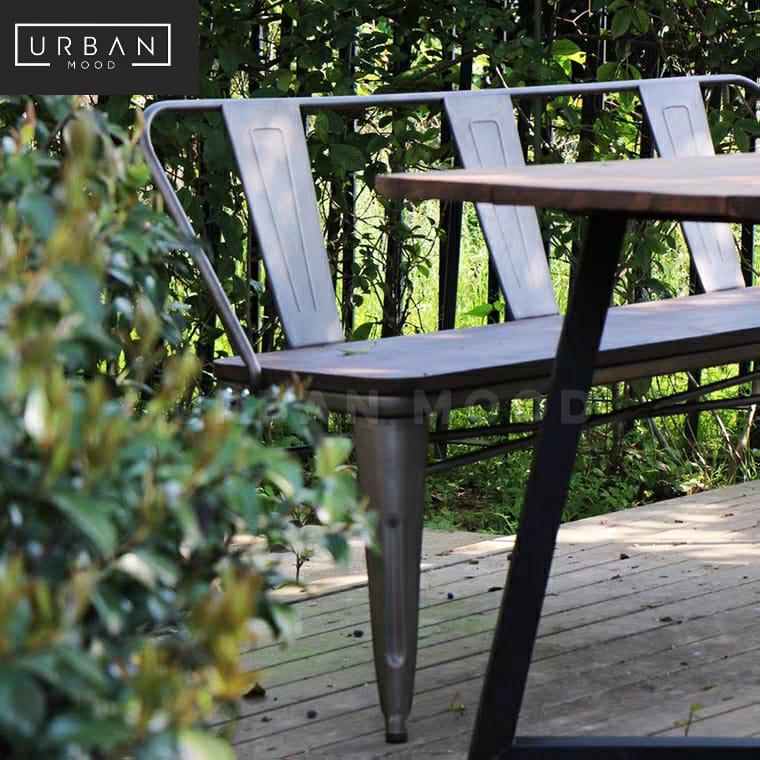 MEDIAN Industrial Tolix Dining Bench