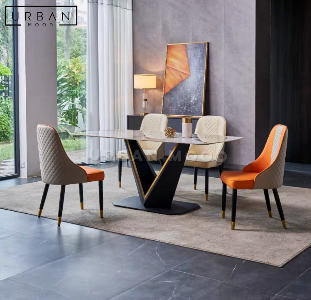 MELBON Modern Sintered Stone Dining Table