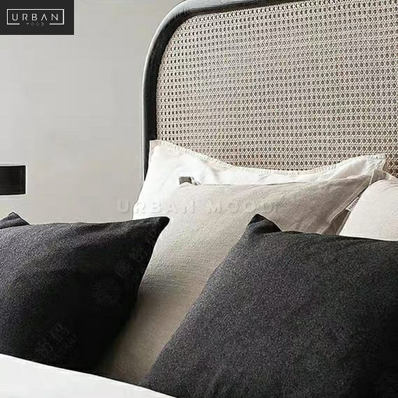 MONTAGE Vintage Rattan Bedframe