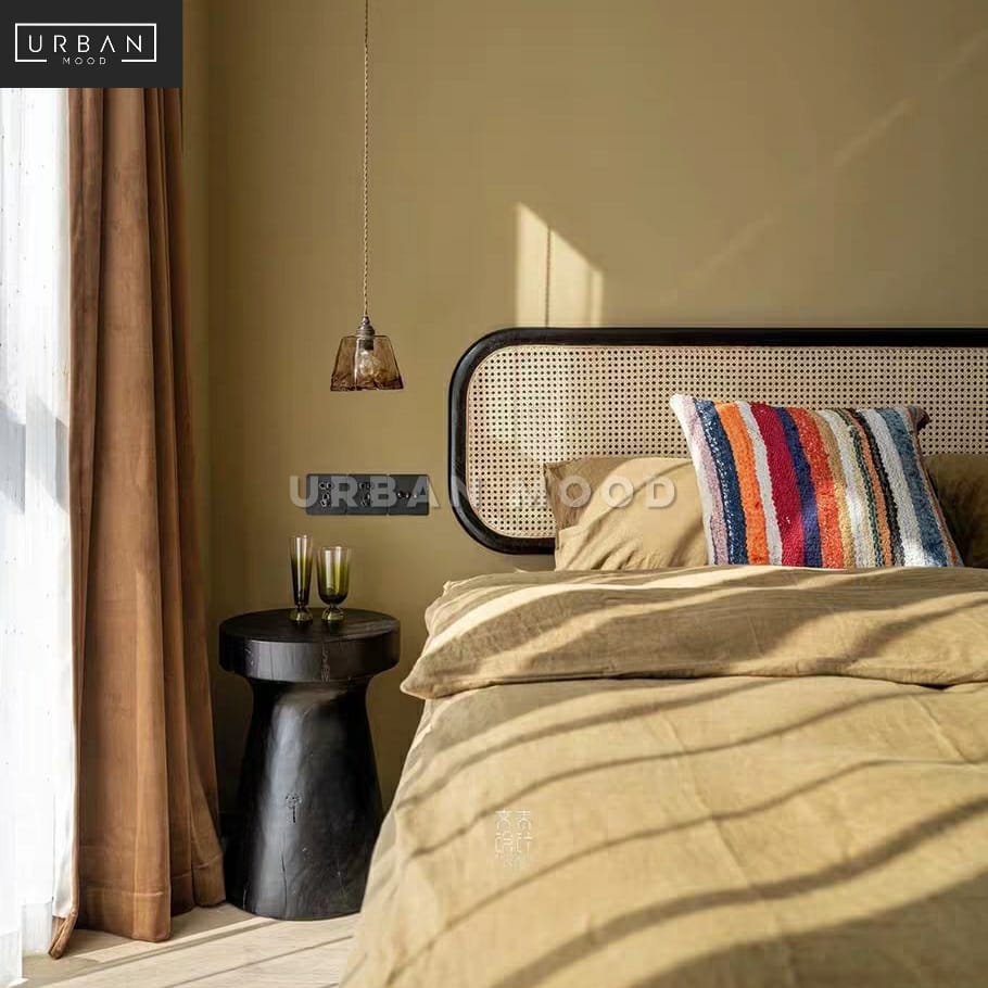 MONTAGE Vintage Rattan Bedframe
