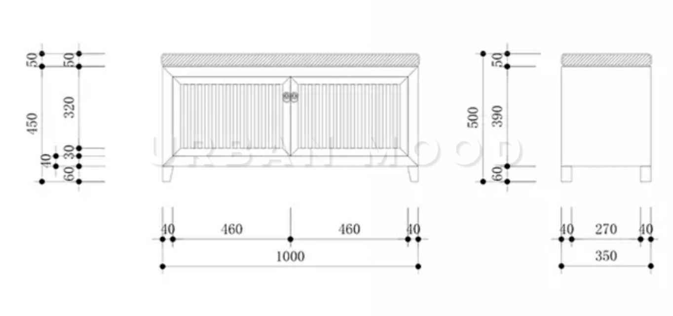 (Ready To Ship) SOJU Rustic Solid Wood Shoe Cabinet Bench