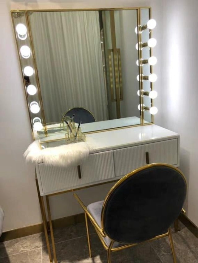 AUBREY Hollywood Spotlight Vanity Mirror