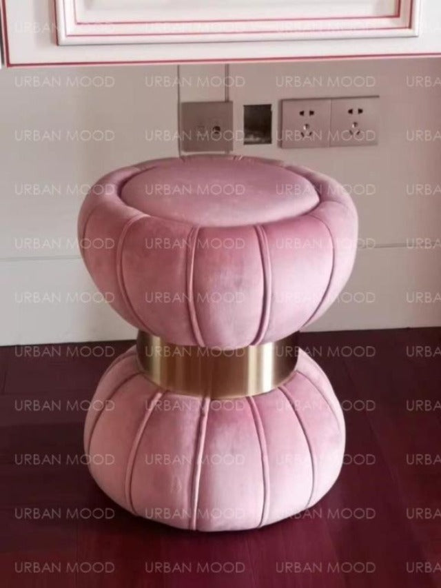 BRINA Velvet Vanity Stool