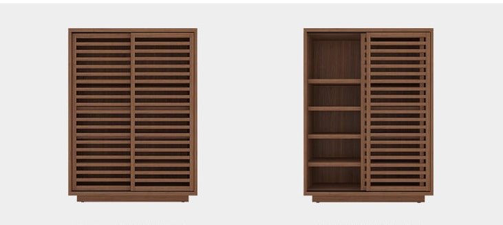 NYLAH BELAIR Solid Wood Shoe Cabinet