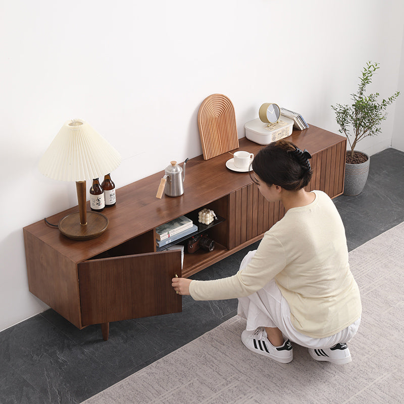 Silas TV Console Nordic Design Solid Wood Cabinet