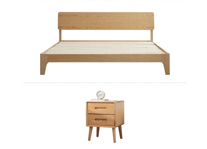 WAREHOUSE SALE EVA BRYSON Japanese Nordic Bed Single / Queen Bed Solid Wood ( Discount Price from $1099 )