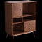 ROBERT Minimalist Bookcase Display Solid Wood