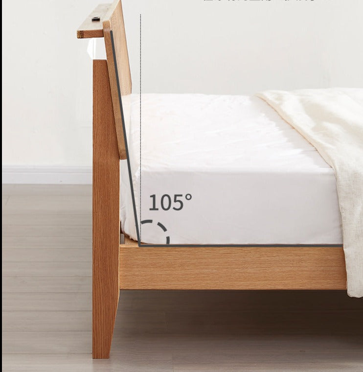 WAREHOUSE SALE EVA BRYSON Japanese Nordic Bed Single / Queen Bed Solid Wood ( Discount Price from $1099 )