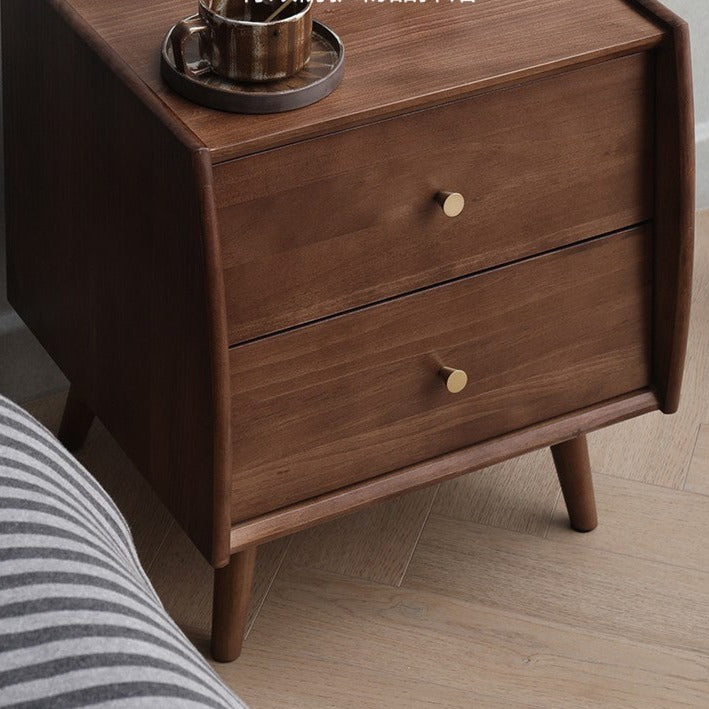 ZURI MARRIOTT Bedside Table Solid Wood Scandinavian Nordic Bedroom ( 4 Colours )