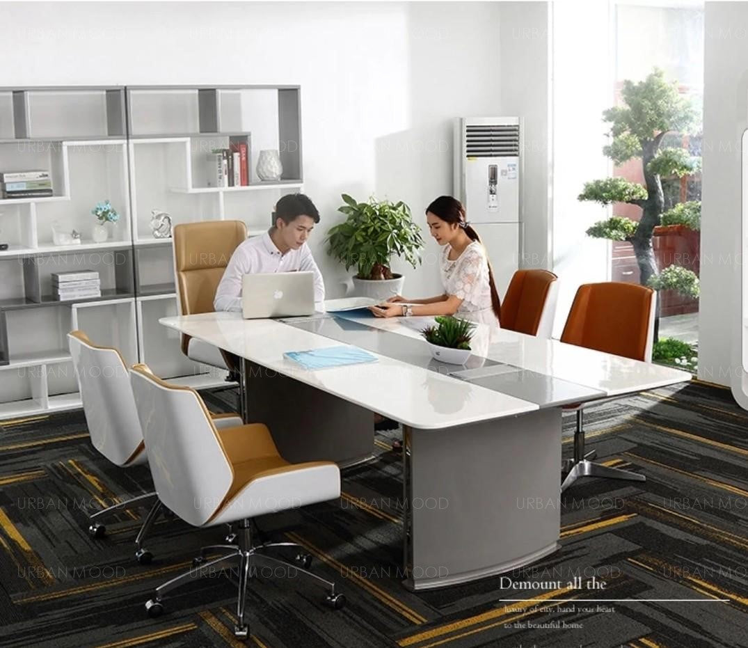 POLITAN Modern Designer Wood Clad Office Chair