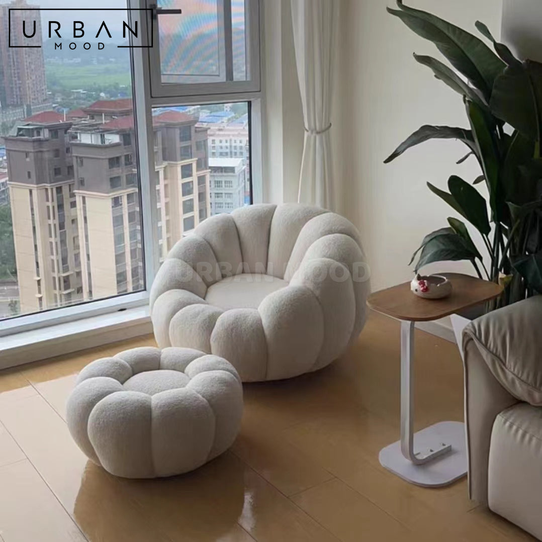 SPHERAL Modern Boucle Armchair