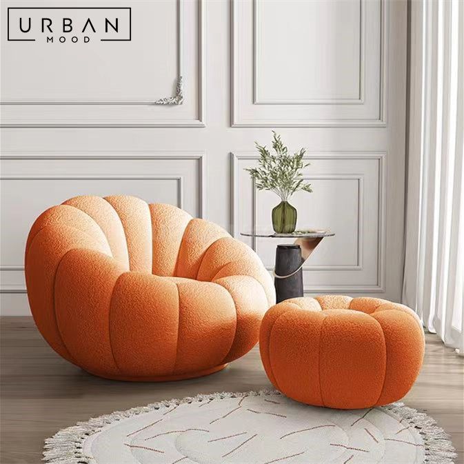 SPHERAL Modern Boucle Armchair