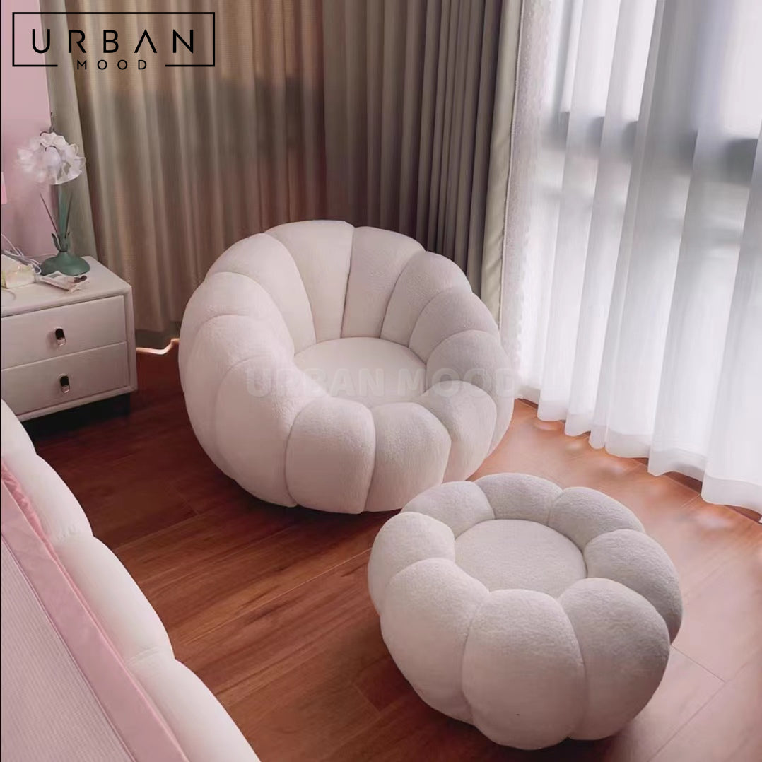 SPHERAL Modern Boucle Armchair