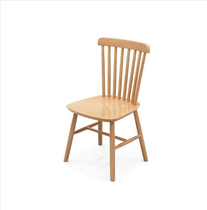 SAGE Solid Wood Tall Back Rustic Chair