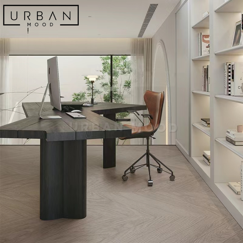SCANDA Contemporary Solid Wood Study Table