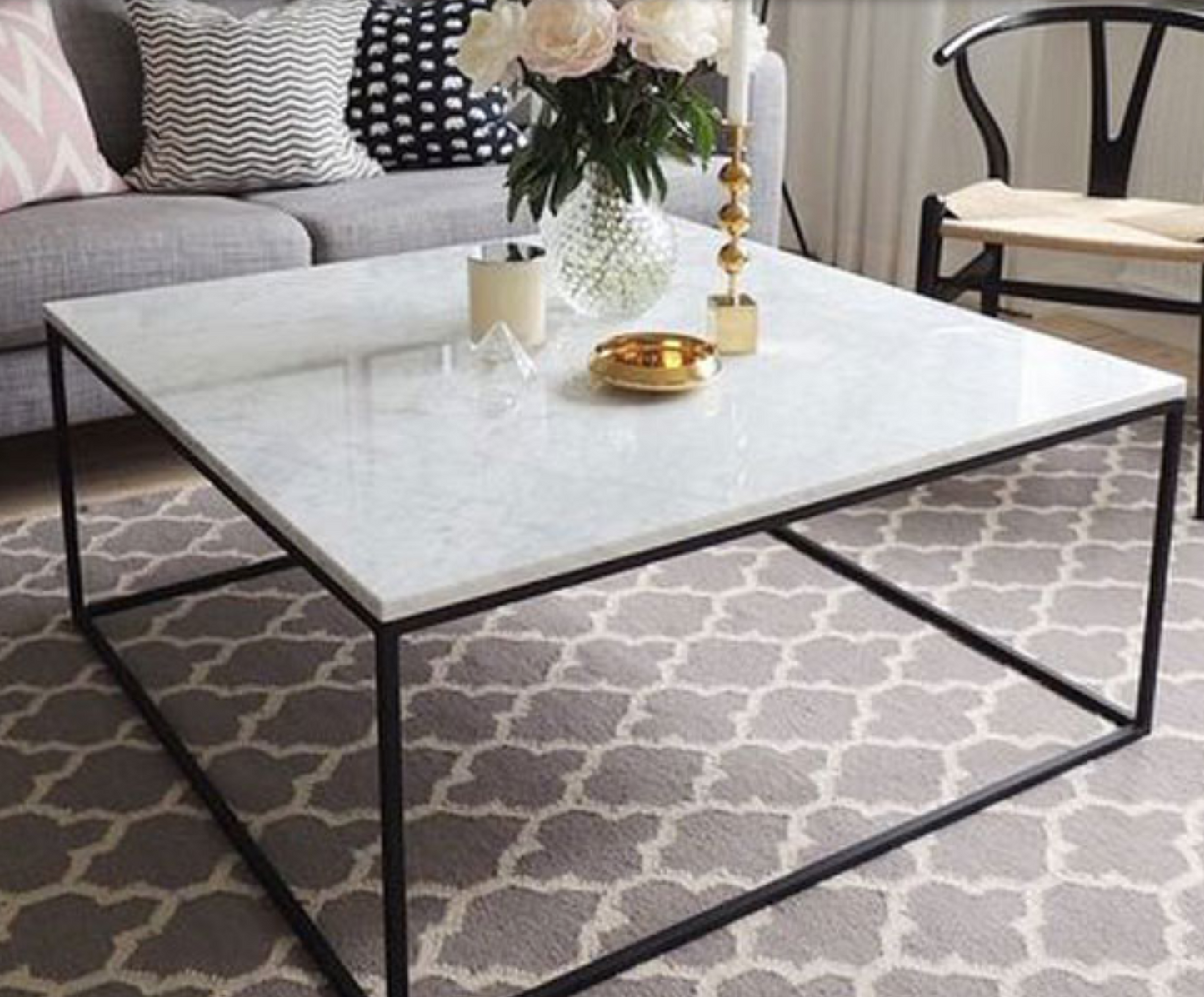 PANDORA Minimalist Marble Coffee Table