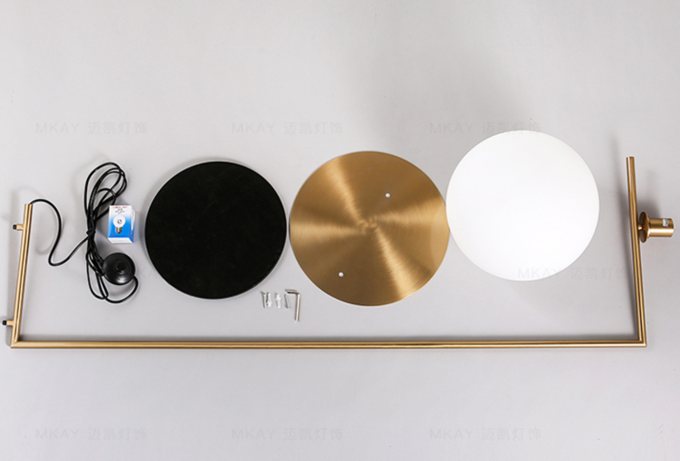 DORSET Minimalist Round LED Standing Lamp