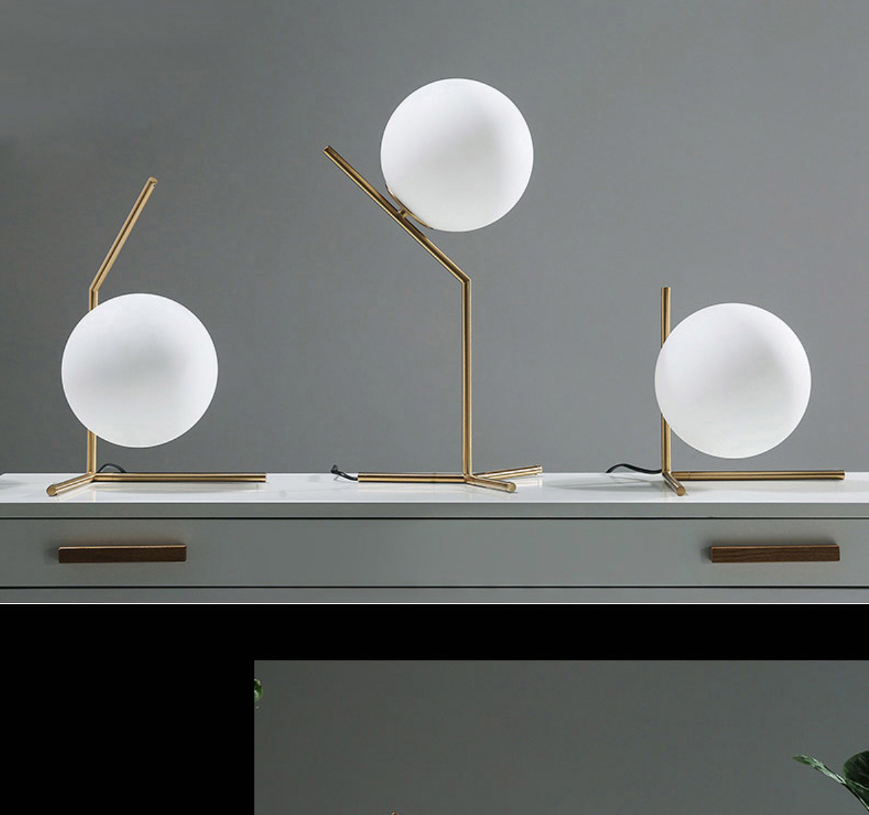 NOBLE Full Moon Contemporary LED Table Lamp