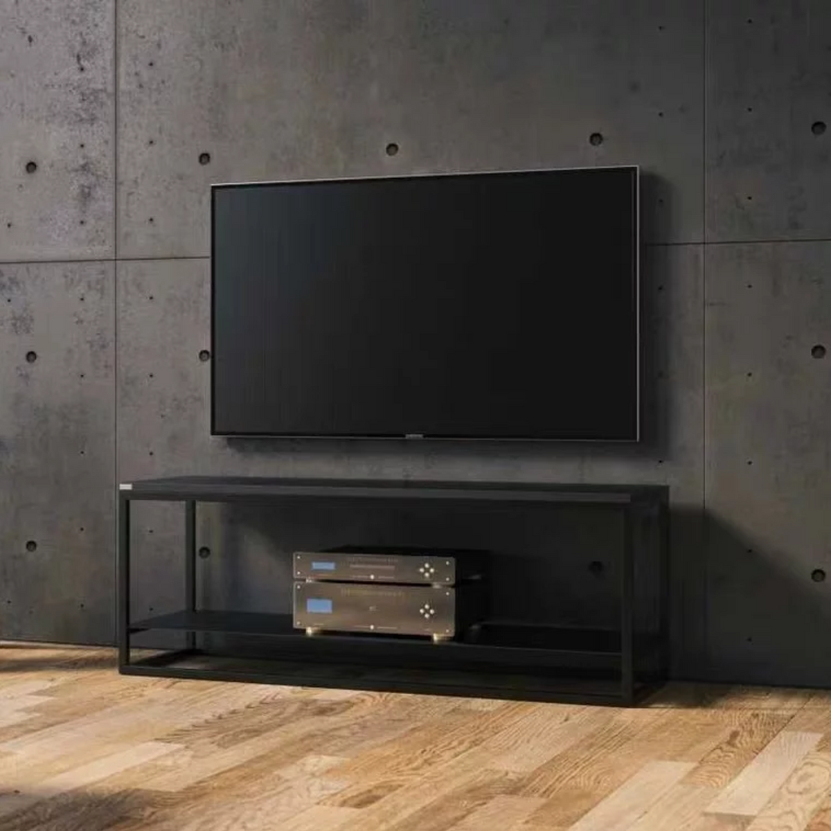 ATHENA Minimalist Wireframe TV Console
