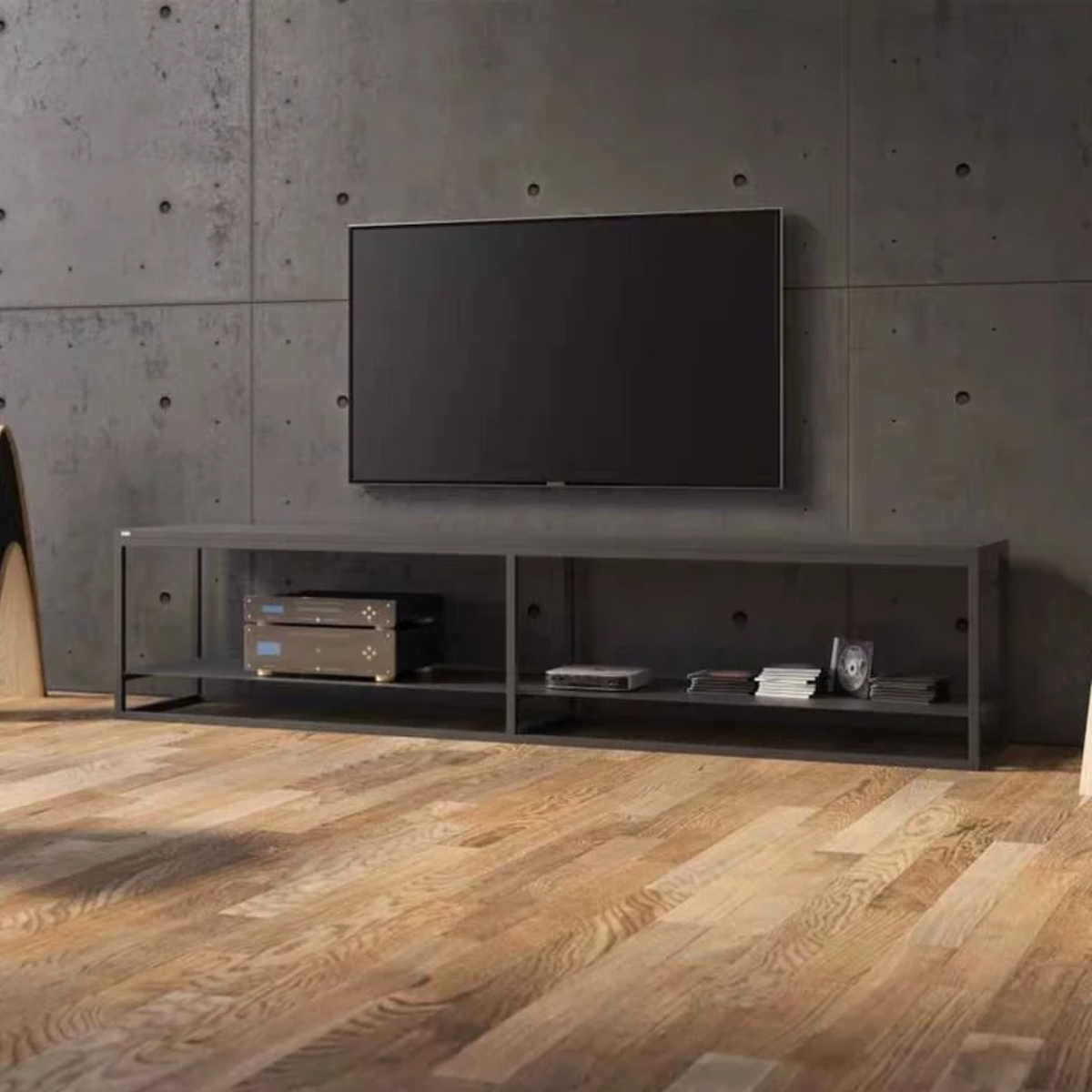 ATHENA Minimalist Wireframe TV Console