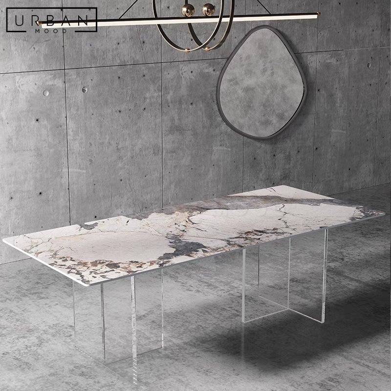 SPLINE Modern Slate Dining Table