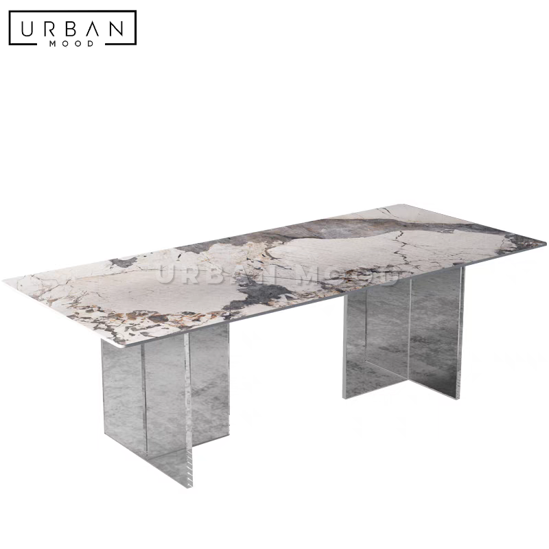 SPLINE Modern Slate Dining Table
