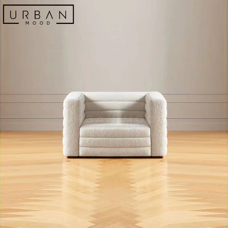 STRATUM Modern Boucle Sofa