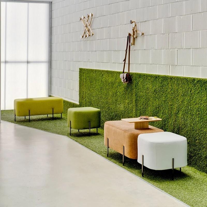 TADAME Velvet Cubic Ottoman