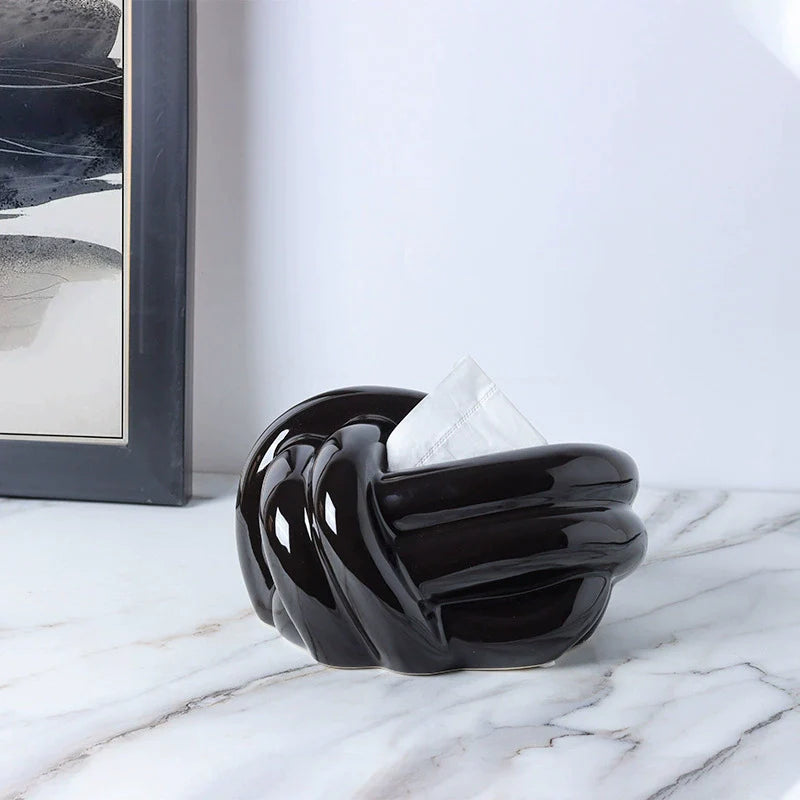 KNOTTY Modern Tissue Holder